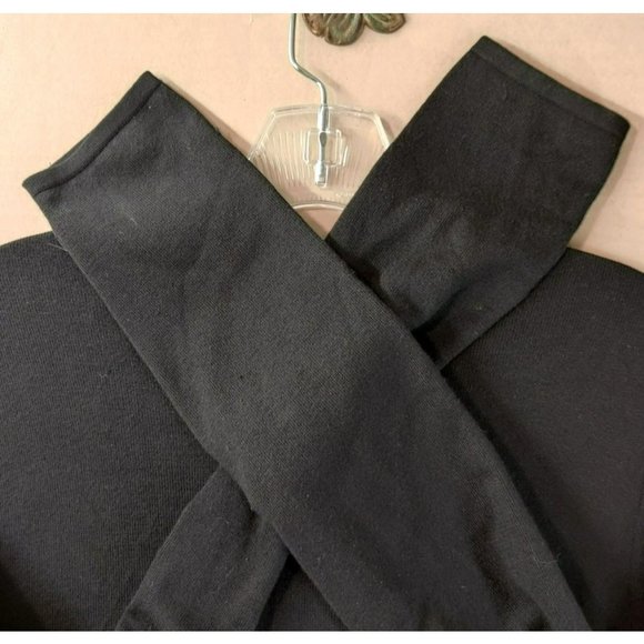 Valerie Stevens Collection Women's M Black Silk Blend Front Zip Beaded Cardigan - Picture 7 of 15